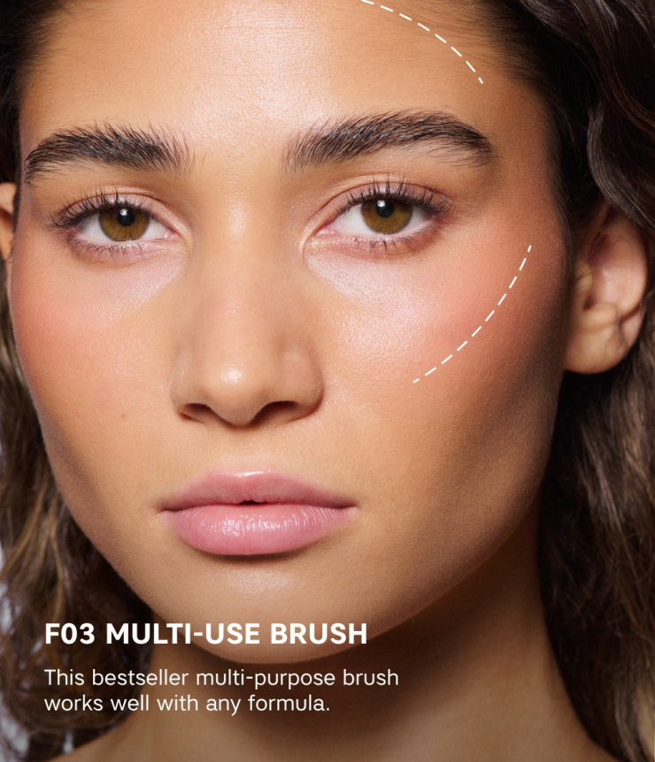 Domed Powder Brush 03 Makeup-Kwasten